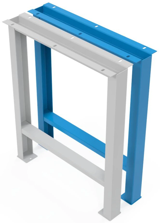 Ocelové nohy k dílenskému stolu AXTOR.