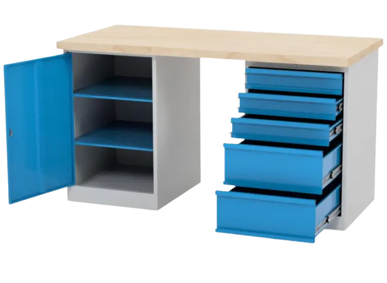 Dílenský pracovní stůl, ponk do dílny AXTOR E106.