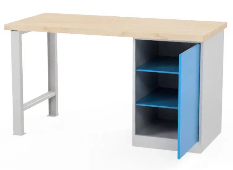 Dílenský ponk AXTOR E103 s policovým kontejnerem